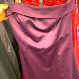 After six Ladies 16/18 purple strapless dress